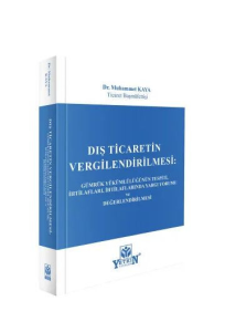 Dış Ticaretin Vergilendirilmesi