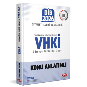 Data Yayınları 2026 Diyanet İşleri Başkanlığı VHKİ Görevde Yükselme Sınavı Konu Anlatımlı