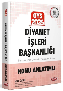 Data Yayınları 2026 Diyanet İşleri Başkanlığı Personelin Görevde Yükselme Sınavı Konu Anlatımlı