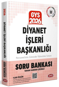 Data Yayınları 2026 Diyanet İşleri Başkanlığı Personelin Görevde Yükselme Sınavı Soru Bankası - Karekod Çözümlü