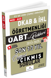 Dizgi Kitap Yayınları 2026 ÖABT MEB-AGS nin Rehberi DKAB Din Kültürü Öğretmenliği Son 13 Yıl Çıkmış Sorular Çözümlü