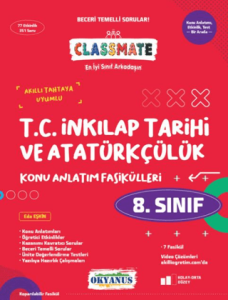 Okyanus Yayınları 8. Sınıf Classmate T.C. İnkılap Tarihi ve Atatürkçülük Konu Anlatım Fasikülleri