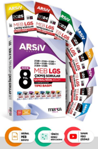 Marka Yayınları 8. Sınıf LGS Son 8 Yıl ARŞİV Serisi Tıpkı Basım Fasikül Fasikül Çıkmış Sorular Tamamı Video Çözümlü