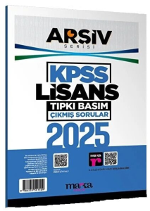 Marka Yayınları KPSS Lisans Genel Yetenek Genel Kültür Çıkmış Sorular 2025 Sınavı Tıpkı Basım Çözümlü Arşiv Serisi