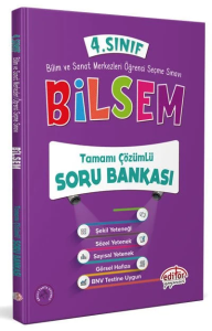 Editör Yayınları 4. Sınıf Bilsem Soru Bankası