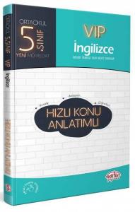 Editör Yayınları 5. Sınıf İngilizce VIP Hızlı Konu Anlatımlı