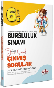 Editör Yayınları 6. Sınıf Bursluluk Çıkmış Sorular ve Çözümleri