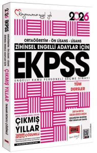 Yargı Yayınları 2026 EKPSS Zihinsel Engelli Çıkmış Sorular Çözümlü