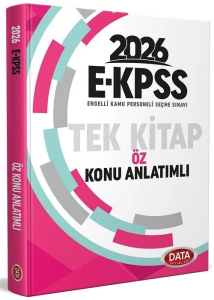 Data Yayınları 2026 EKPSS Tek Kitap Öz Konu Anlatımlı