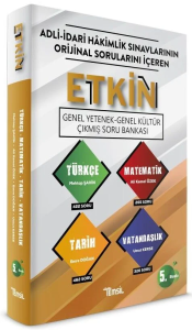 ETKİN Genel Kültür Genel Yetenek Çıkmış Soru Bankası
