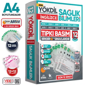 İnformal Yayınları 2026 İngilizce Yökdil Sağlık Bilimleri Tıpkı Basım 12 li Deneme