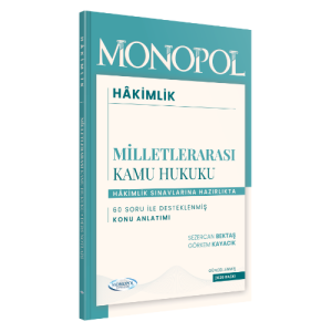 Monopol Yayınları 2026 Milletlerarası Kamu Hukuku Ders Notları