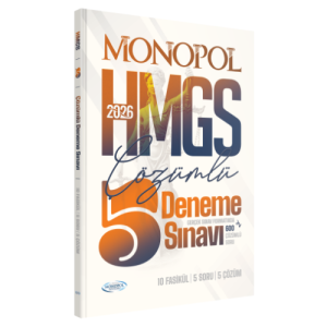 HMGS Tamamı Çözümlü 5 Deneme Sınavı Monopol Yayınları