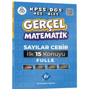 Gerçel Matematik KPSS DGS AGS ALES Sayılar Cebir İlk 15 Konuyu Fulle