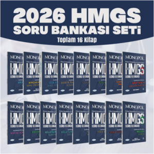 Monopol Yayınları 2026 HMGS Soru Bankası 16 Kitap Set