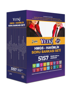 Yetki Yayınları 2026 HMGS Hakimlik Soru Bankası Seti
