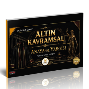 Savaş Yayınları 2026 HUKAL Altın Kavramsal Anayasa Yargısı