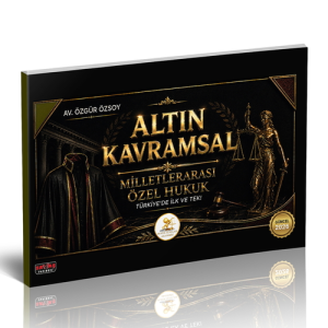 Savaş Yayınları 2026 HUKAL Altın Kavramsal Milletlerarası Özel Hukuk