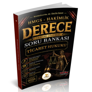 Savaş Yayınları 2026 HUKAL HMGS-Hakimlik Derece Ticaret Hukuku Soru Bankası