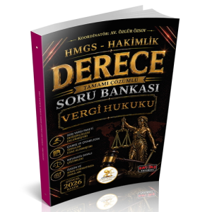 Savaş Yayınları 2026 HUKAL HMGS-Hakimlik Derece Vergi Hukuku Soru Bankası