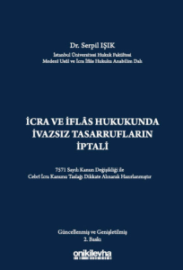 İcra ve İflas Hukukunda İvazsız Tasarrufların İptali