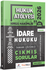 Dizgi Kitap Yayınları 2026 Hukuk Atölyesi Hakimlik HMGS İdare Hukuku Tamamı Çözümlü Çıkmış Sorular