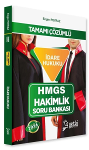 Yetki Yayınları 2026 HMGS Hakimlik İdare Hukuku Soru Bankası