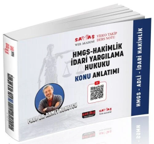 Savaş Yayınları 2026 HMGS Hakimlik Kampı İdari Yargılama Hukuku Konu Anlatımı