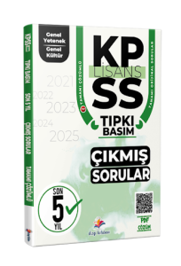 Dizgi Kitap Yayınları 2026 KPSS Genel Yetenek Genel Kültür Son 5 Yıl PDF Çözümlü Tıpkı Basım Çıkmış Sorular