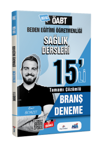 Dizgi Kitap Yayınları 2026 MEB AGS ÖABT Beden Eğitimi Sağlık Dersleri Tamamı PDF Çözümlü 15'li Branş Deneme