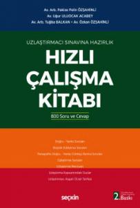 Uzlaştırmacı Sınavına Hazırlık Hızlı Çalışma Kitabı