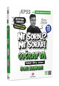 Dizgi Kitap Yayınları 2026 Ne Sordu Ne Sorar KPSS Coğrafya Tamamı Video Çözümlü Soru Bankası