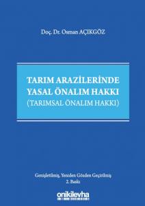 Tarım Arazilerinde Yasal Önalım Hakkı