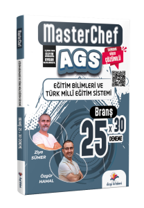 Dizgi Kitap Yayınları 2026 MasterChef MEB AGS Eğitim Bilimleri ve Türk Milli Eğitim Sistemi Tamamı Video Çözümlü 25 Branş Deneme