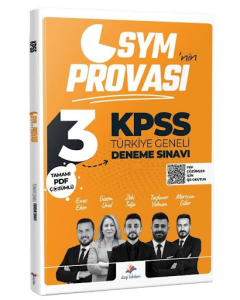 Dizgi Kitap Yayınları 2026 KPSS ÖSYM'nin Provası Türkiye Geneli Tamamı PDF Çözümlü 3 Deneme Sınavı
