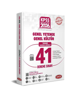 Data Yayınları 2026 KPSS Genel Kültür Genel Yetenek 41 Deneme Sınavı
