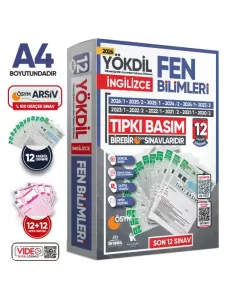 İnformal Yayınları İngilizce Yökdil Fen Bilimleri Tıpkı Basım 12 li Deneme