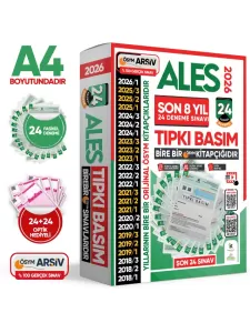 İnformal Yayınları 2026 ALES ÖSYM Tıpkı Basım Çıkmış Soru 24'lü Deneme Paketi Video ve Dijital Çözümlü Türkiye Geneli