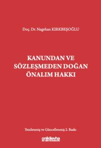 Kanundan ve Sözleşmeden Doğan Önalım Hakkı