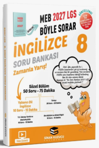 Sinan Kuzucu Yayınları 2027 8. Sınıf LGS İngilizce Soru Bankası Çözümlü
