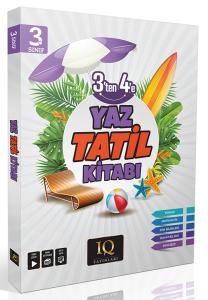 IQ Yayınları 3. Sınıf Yaz Tatil Kitabı Çözümlü