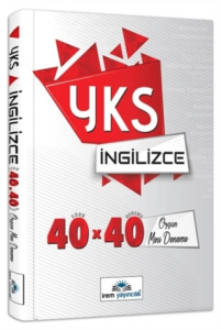 SÜPER FİYAT YKS İngilizce 40x40 İrem Yayıncılık