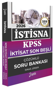 Yetki Yayınları 2026 İstisna KPSS A Grubu İktisat Son Beşli Çözümlü Soru Bankası