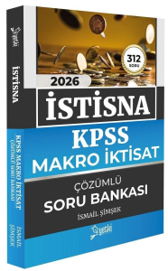 Yetki Yayınları 2026 İstisna KPSS A Grubu Makro İktisat Çözümlü Soru Bankası