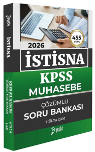 Yetki Yayınları 2026 İstisna KPSS A Grubu Muhasebe Çözümlü Soru Bankası