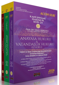 Savaş Yayınları 2026 Kanunname Hakimlik KOD 24 Konu Anlatımı