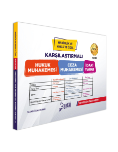 Yetki Yayınları 2026 Karşılaştırmalı Hukuk Muhakemesi Ceza Muhakemesi İdari Yargı