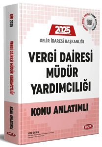 Data Yayınları 2025 Vergi Dairesi Müdür Yardımcılığı Sınavı Hazırlık Kitabı