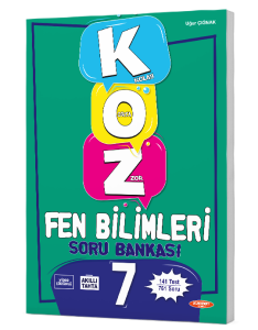 Gama Okul Yayınları 7. Sınıf Fen Bilimleri KOZ Soru Bankası