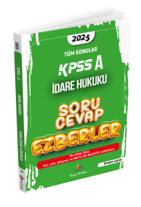 Dizgi Kitap Yayınları KPSS A Grubu İdare Hukuku Soru Cevap Ezberler